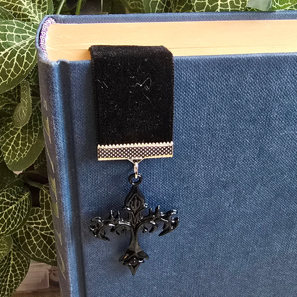 Gothic Sword & Cross Ribbon Bookmark