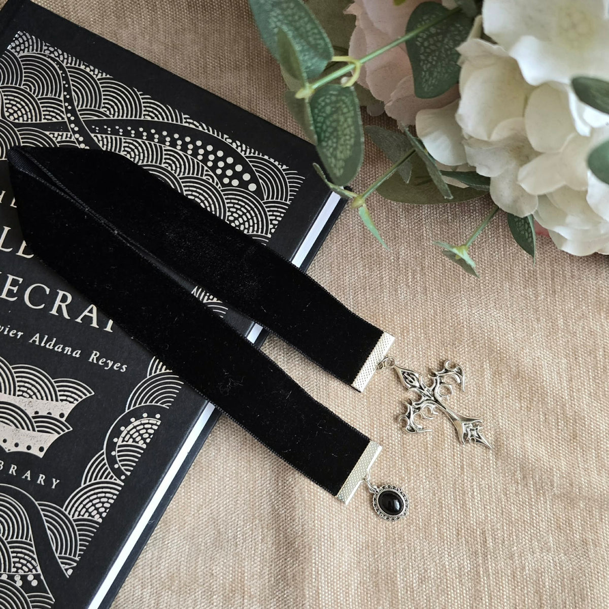 Gothic Sword & Cross Ribbon Bookmark