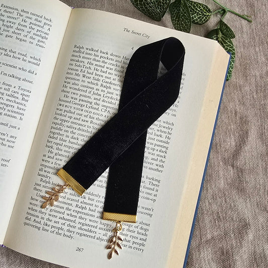 Botanical Laurel Leaf Ribbon Bookmark
