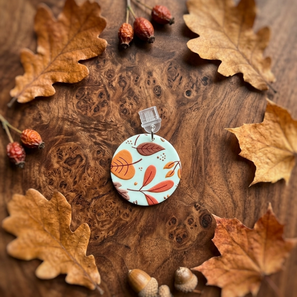 Autumn Leaves Kindle Dust Plug