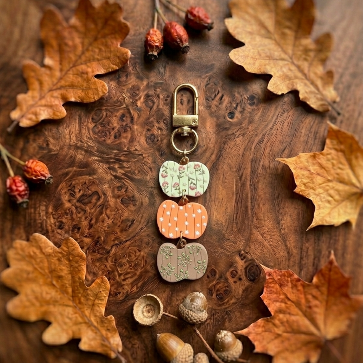 Pumpkin Blossom Kindle Charm