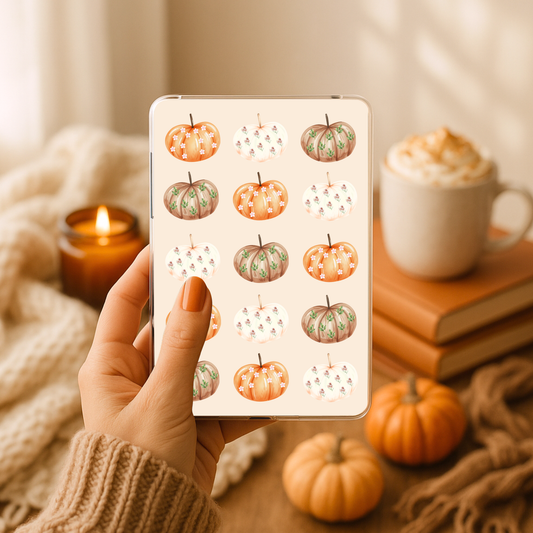 Pumpkin Blossom Digital Kindle Insert