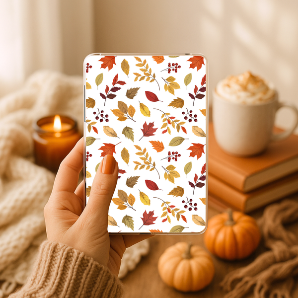 Autumn Leaves Digital Kindle Insert