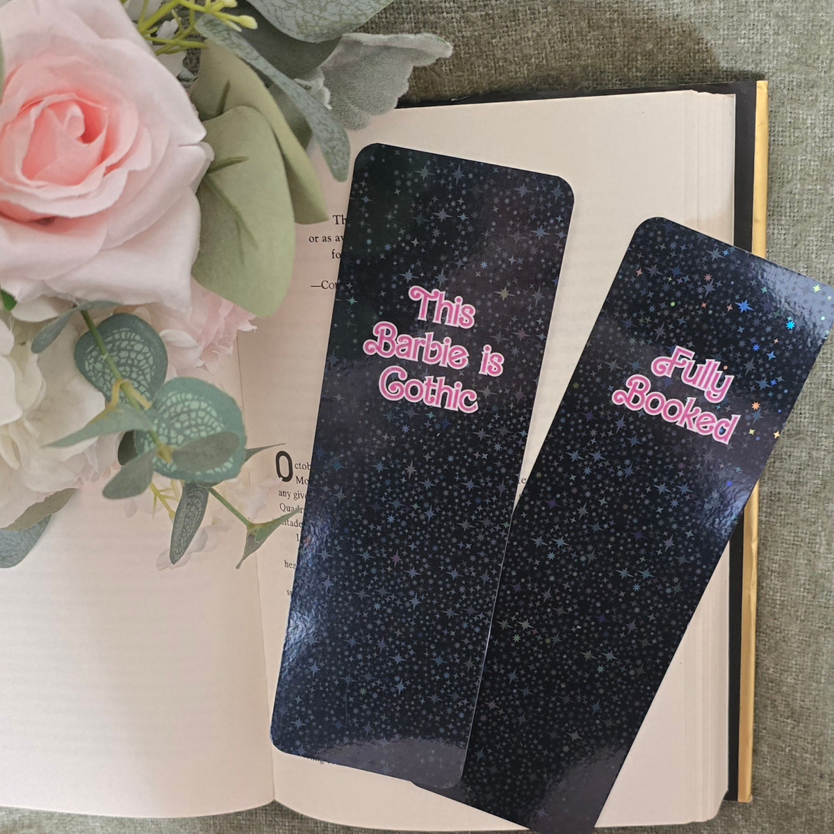 Goth Barbie Bookmark Set