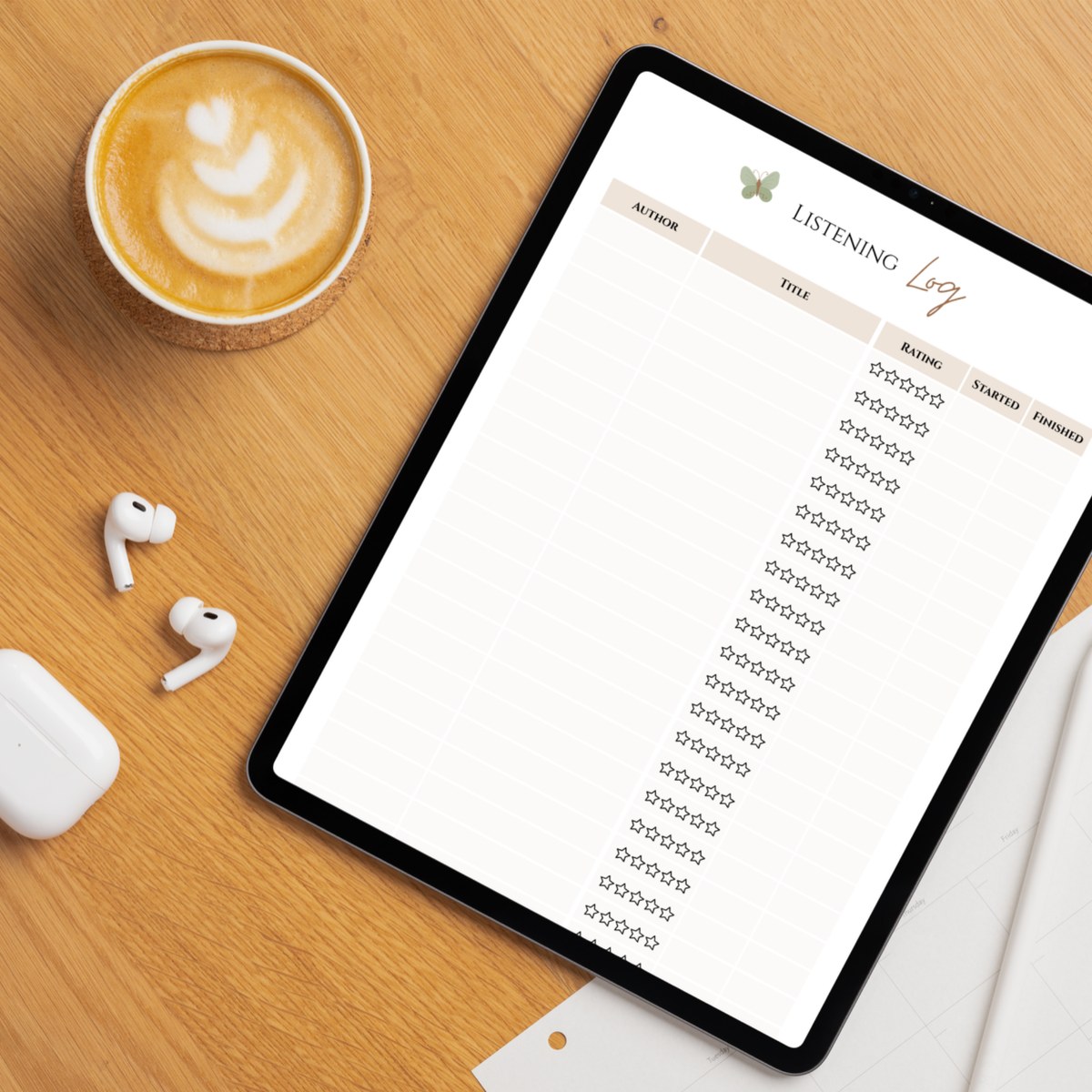 Printable Reading Journal