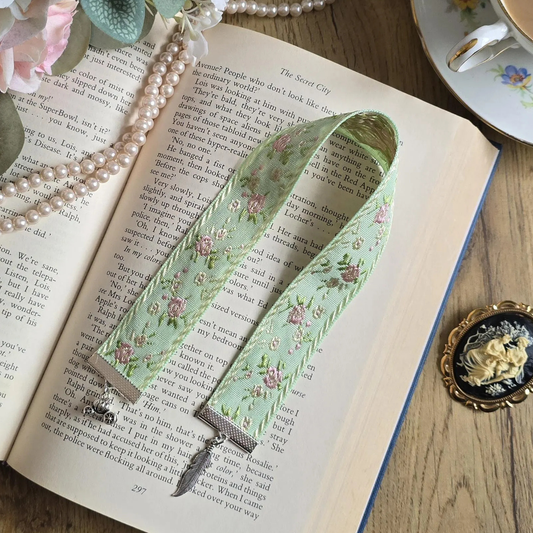 Wallflower in Bloom Ribbon Bookmark