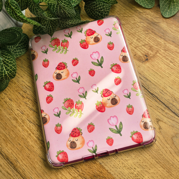 Strawberry Capybara Kindle Insert