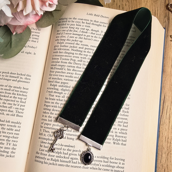 Skeleton Key Ribbon Bookmark
