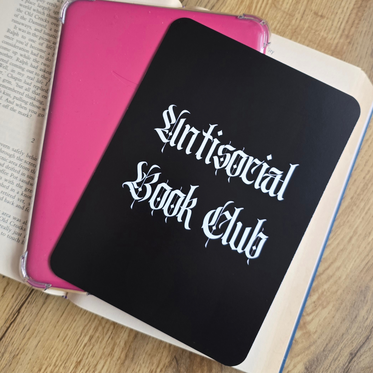 Antisocial Book Club Kindle Insert