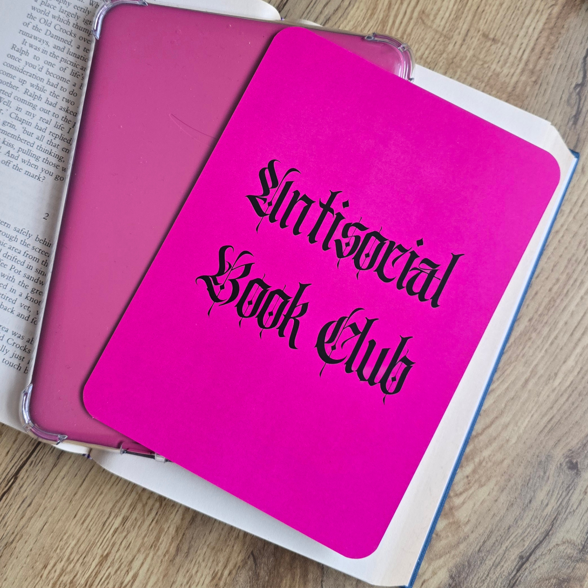 Antisocial Book Club Kindle Insert