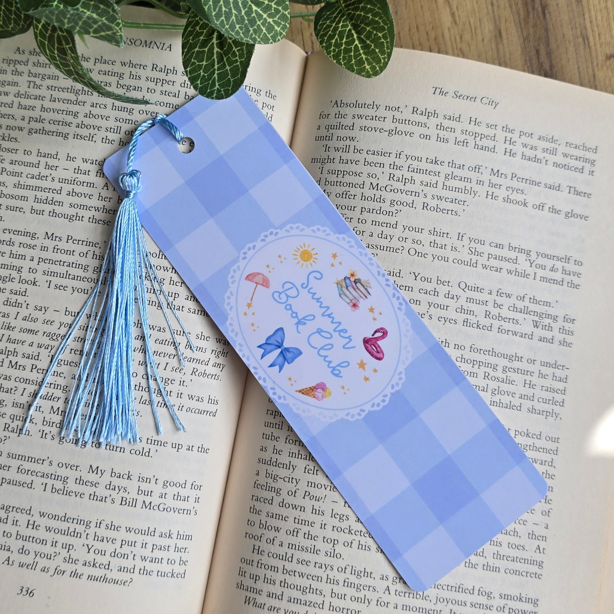 Summer Book Club Kindle Charm