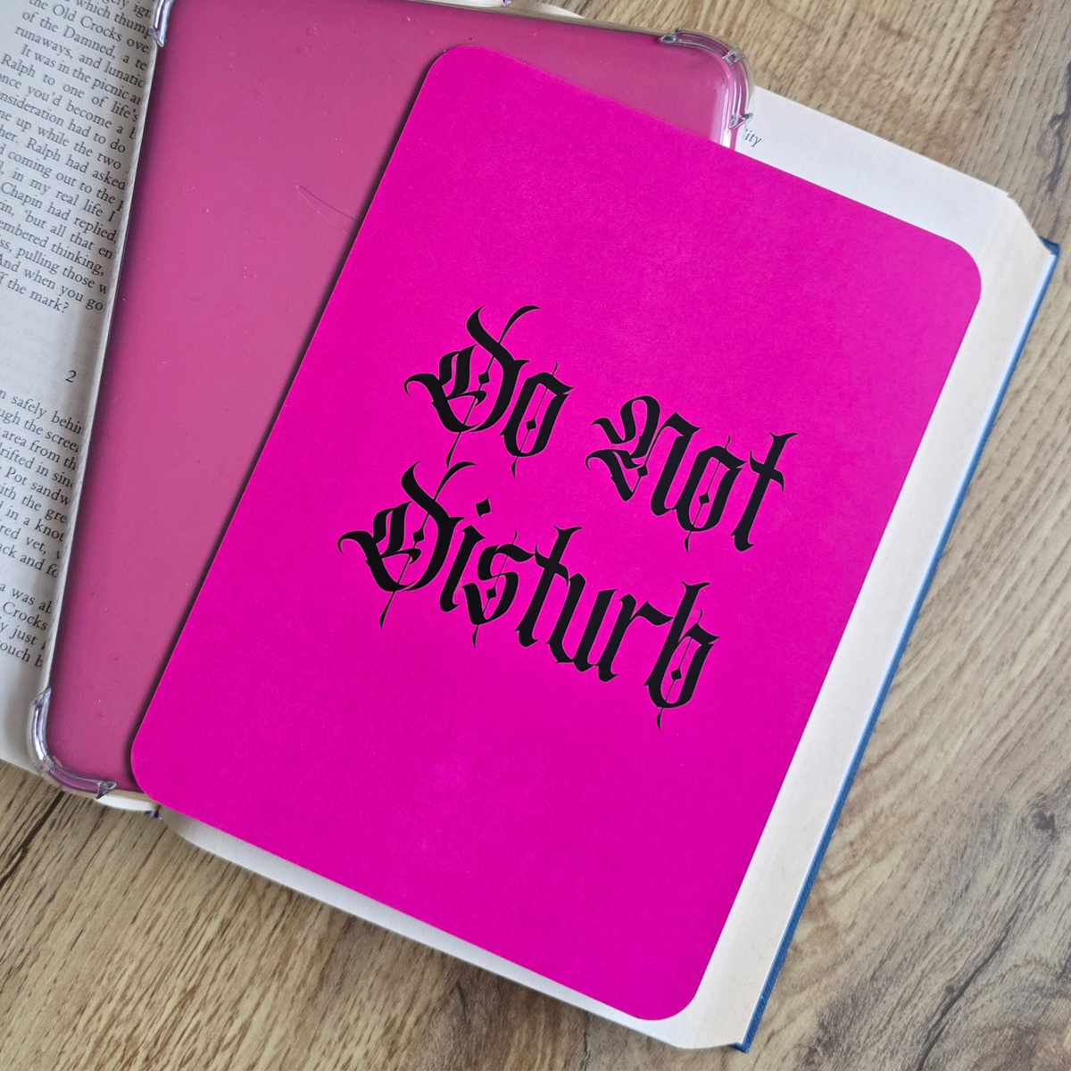 Do Not Disturb Kindle Insert
