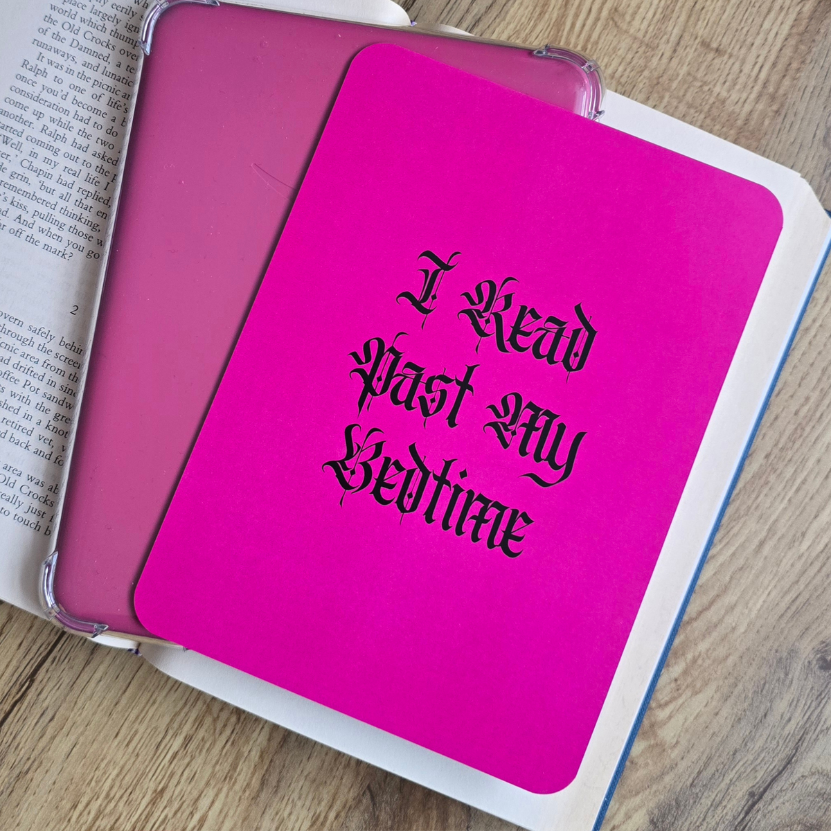 Read Past Bedtime Kindle Insert