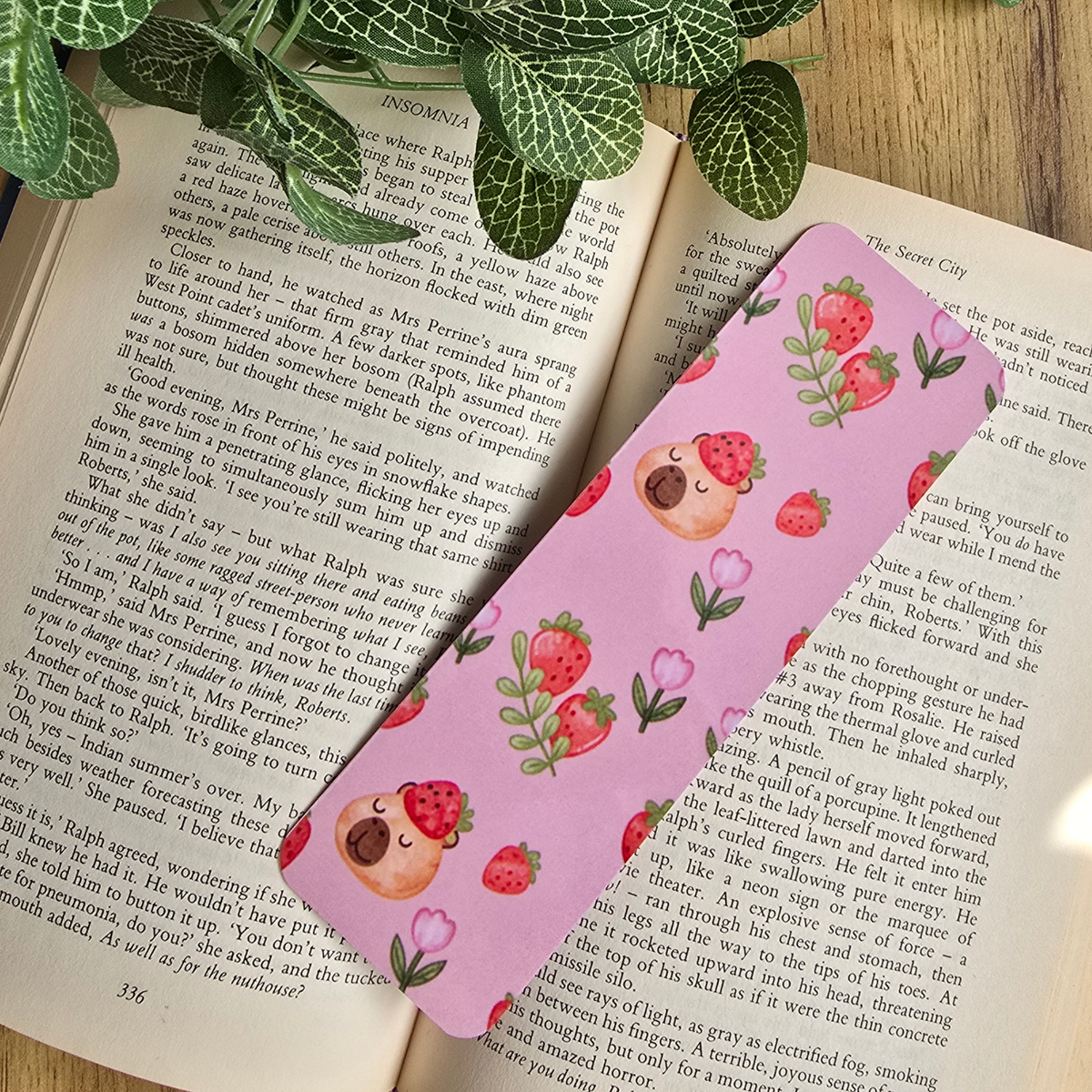 Strawberry Capybara Kindle Dust Plug