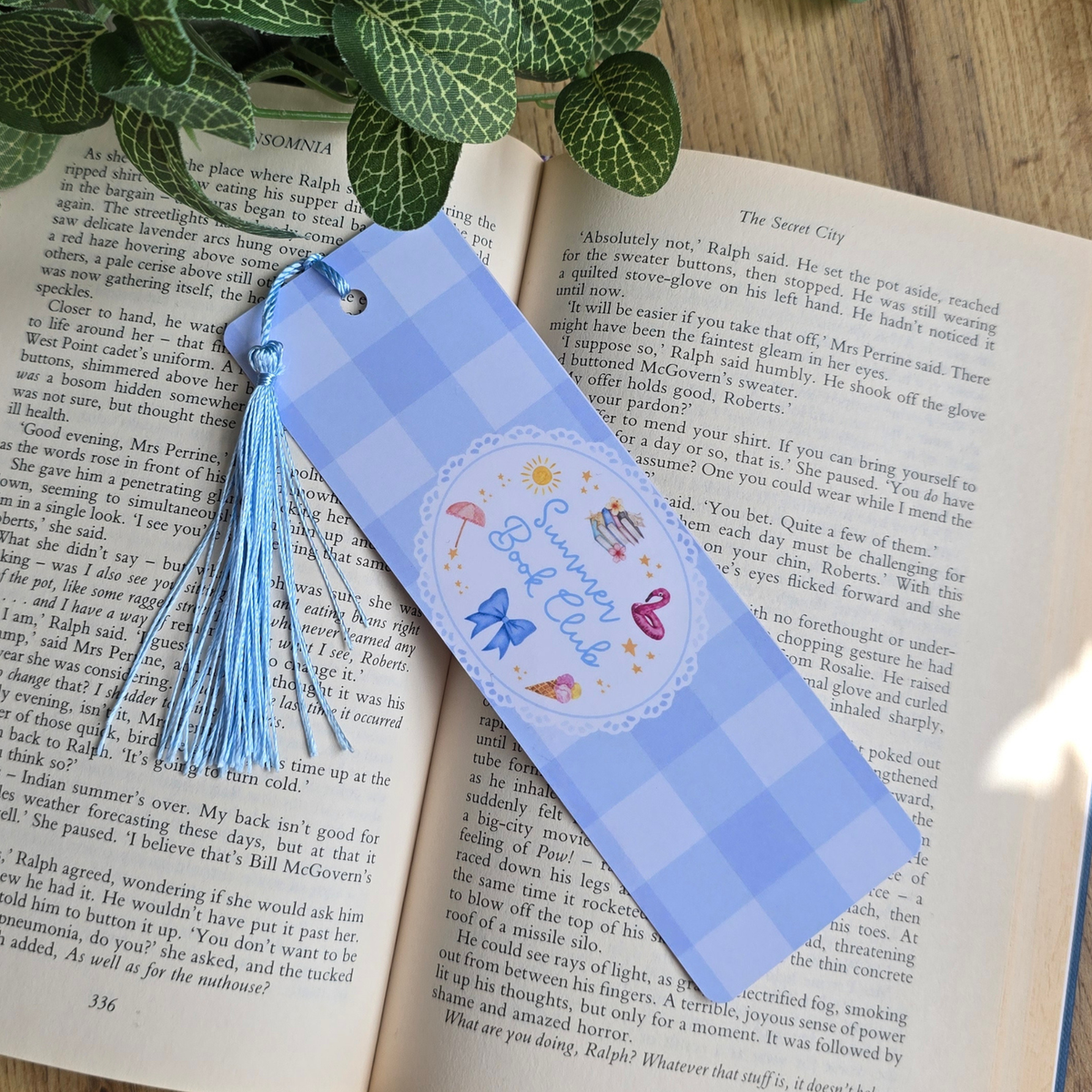 Summer Book Club Planner Charm
