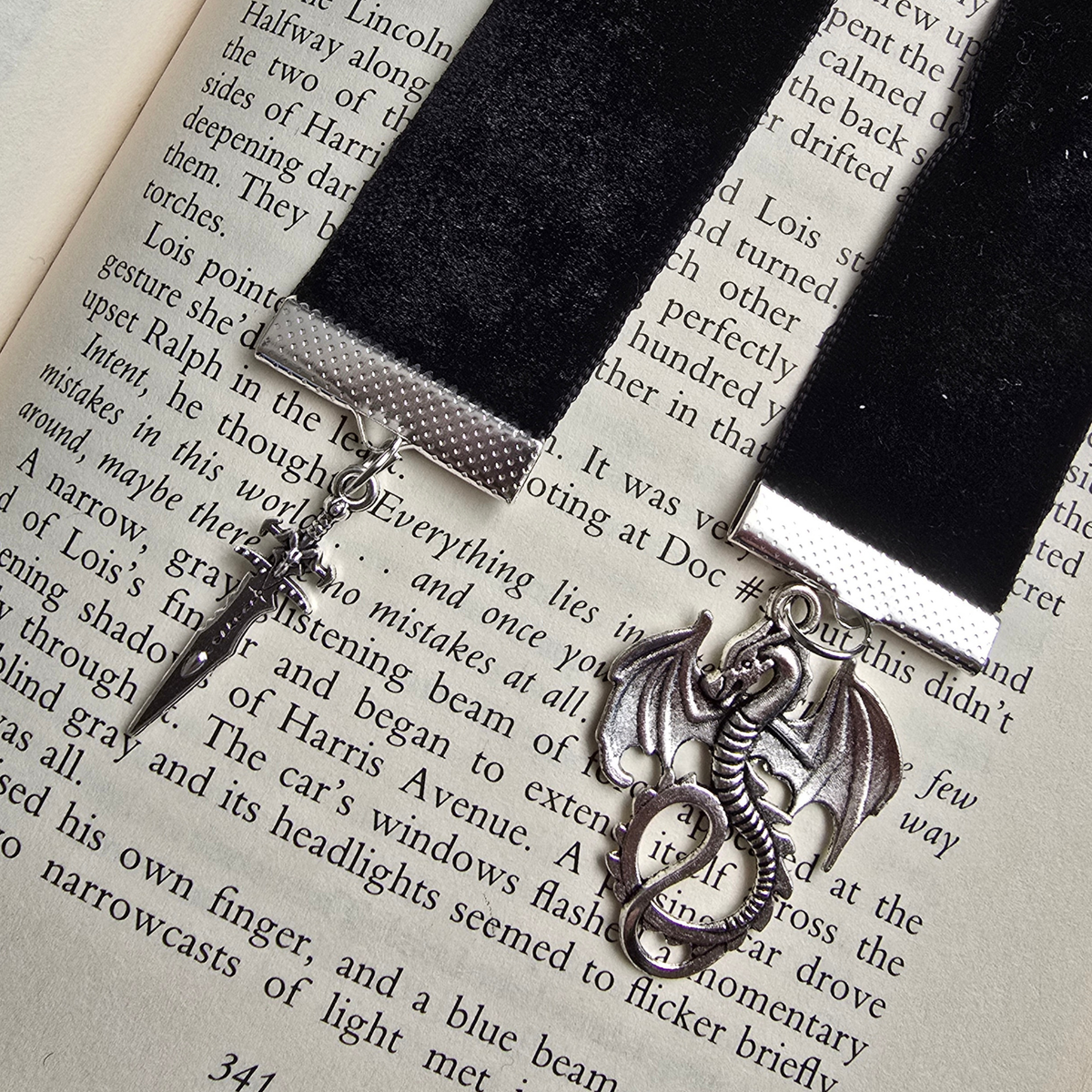 Dragon's Heart Ribbon Bookmark