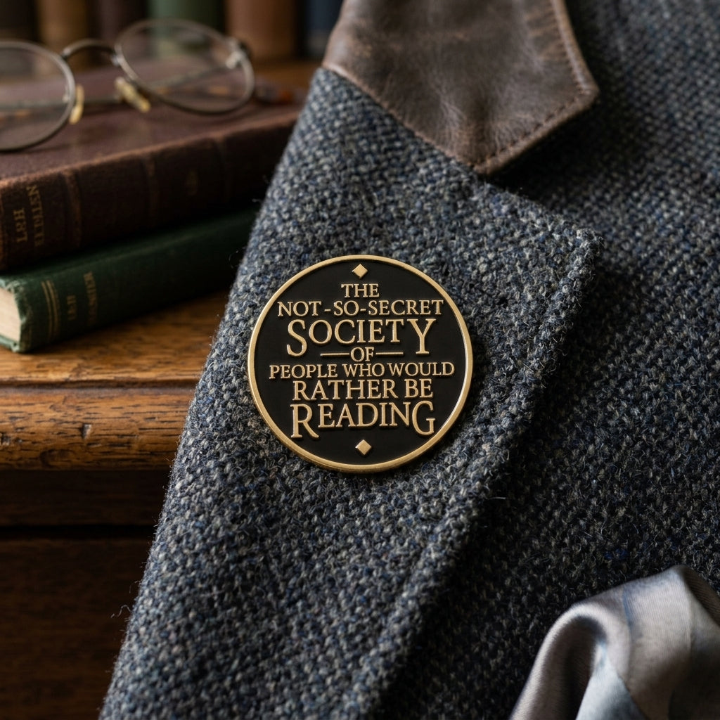 The Not-So-Secret Society of People Who Would Rather Be Reading Badge
