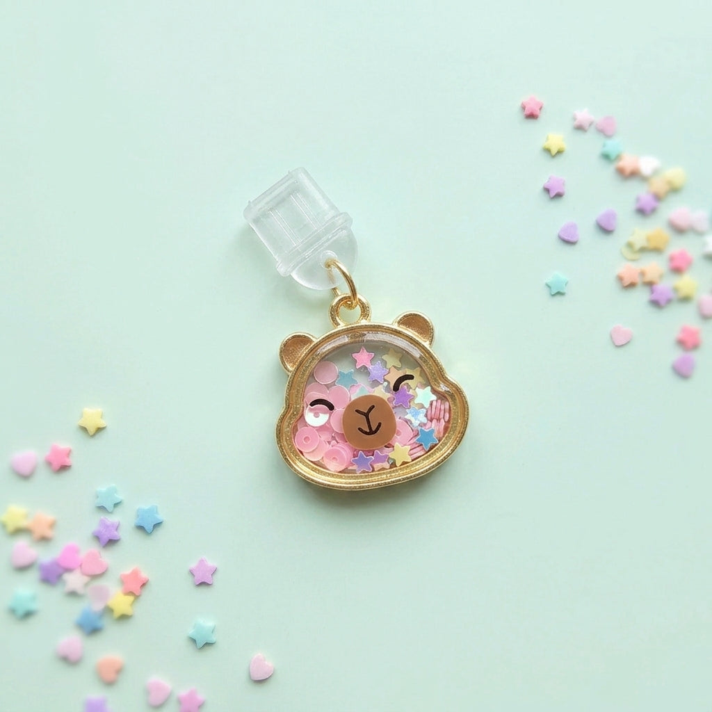 Capybara Shaker Kindle Dust Plug Charm