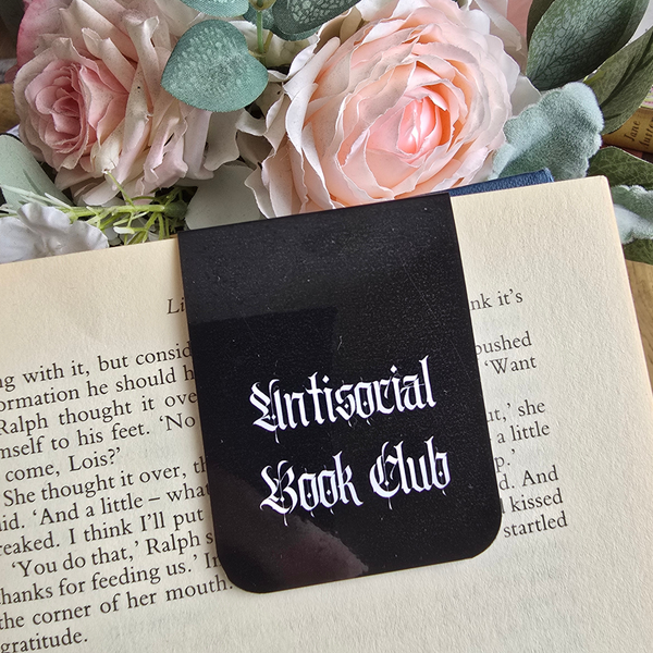Antisocial Book Club Magnetic Bookmark