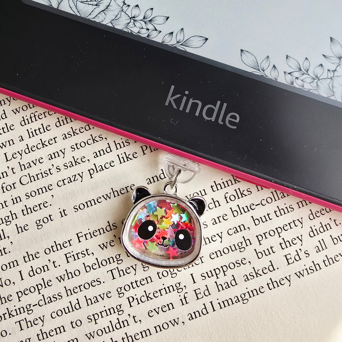 Panda Shaker Kindle Dust Plug Charm