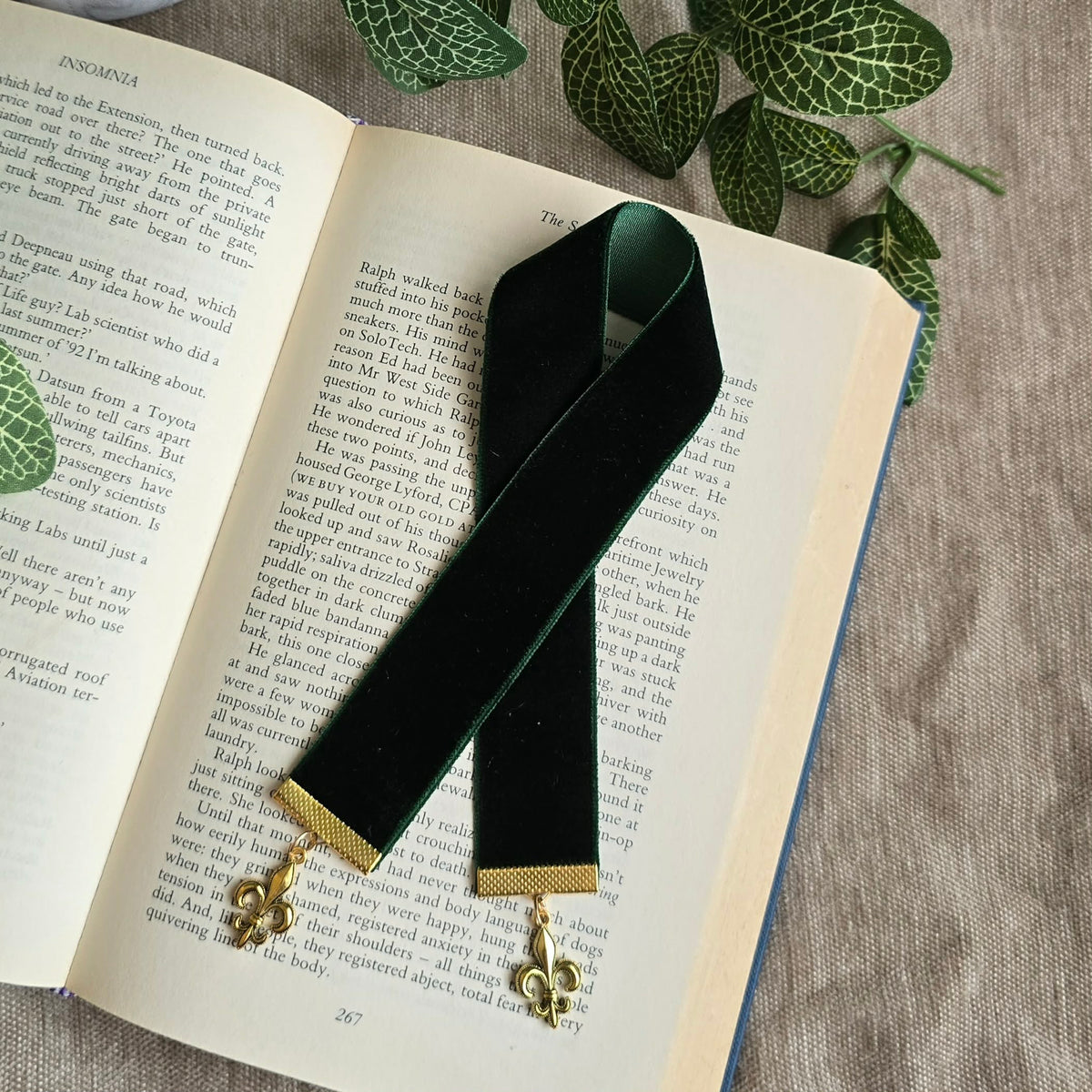 Fleur-de-Lis Ribbon Bookmark